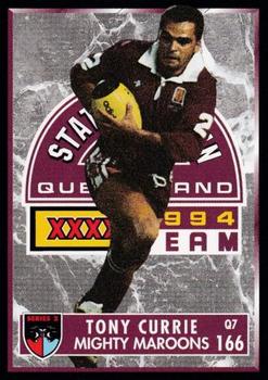 1994 Dynamic Rugby League Series 2 #166 Tony Currie Front